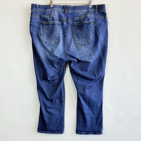 Democracy Womens 22 Skinny Distressed Holes "Ab'solution Slimming Stretch Jeans - Picture 5 of 8